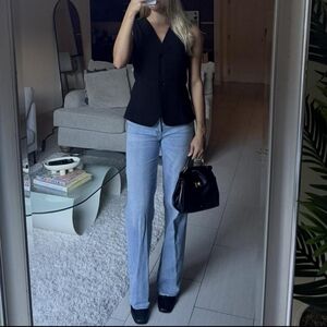 Zara Women's Black Vest